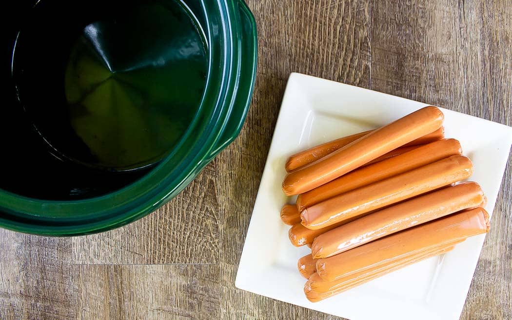 Easy Crockpot Hot Dogs {Large Batch!} Leftovers Then Breakfast