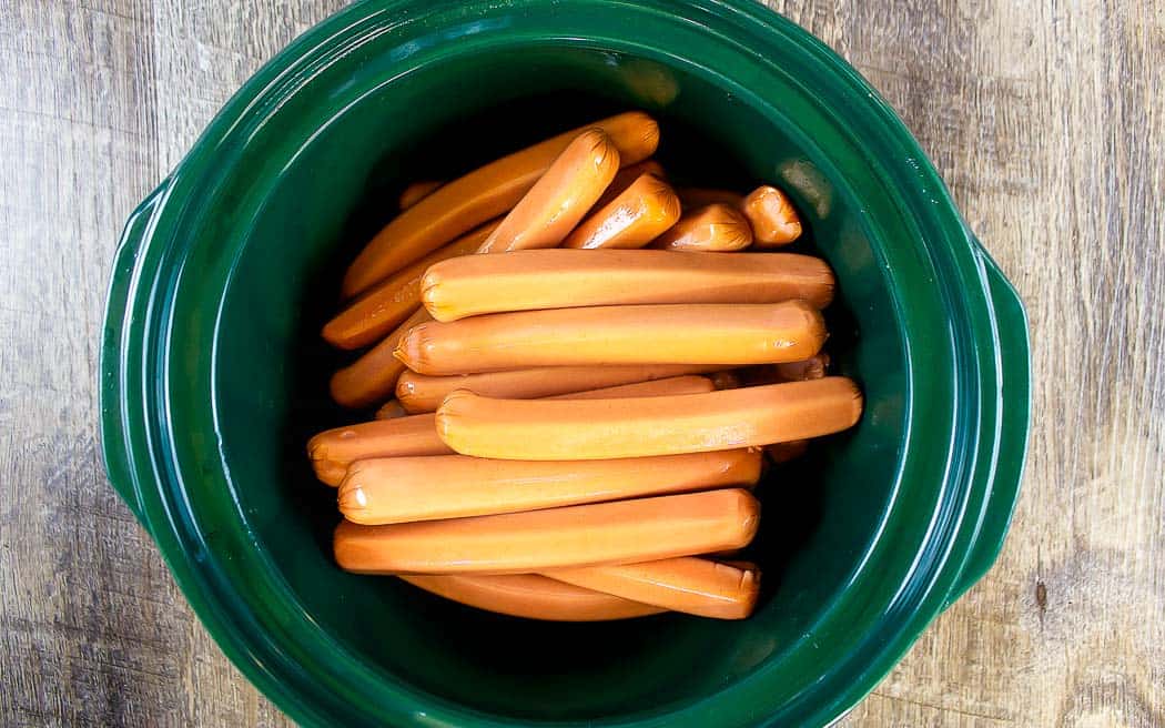 Easy Crockpot Hot Dogs {Large Batch!} Leftovers Then Breakfast