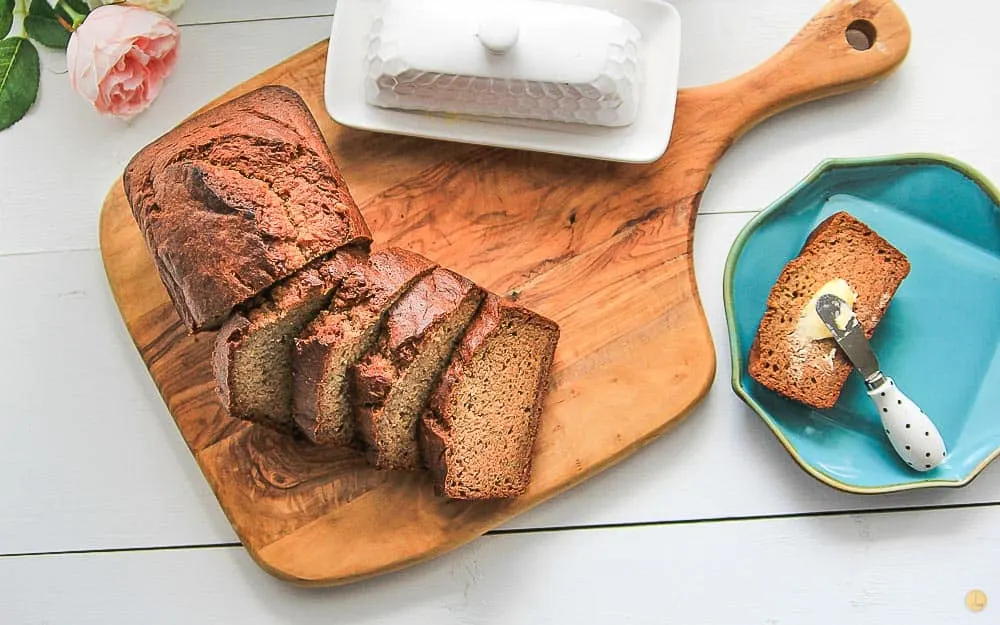 slices of banana bread