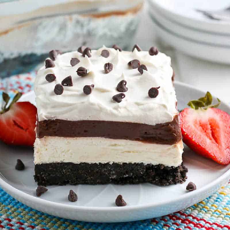 Easy Chocolate Lasagna (NO BAKE) Leftovers Then Breakfast