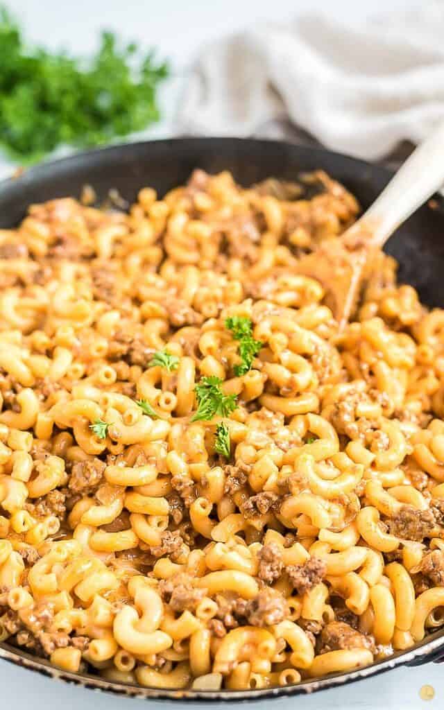 Easy Homemade Hamburger Helper (20 mins) Leftovers Then Breakfast