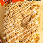 pinterest image of pumpkin bread with text "moist pumpkin bread"