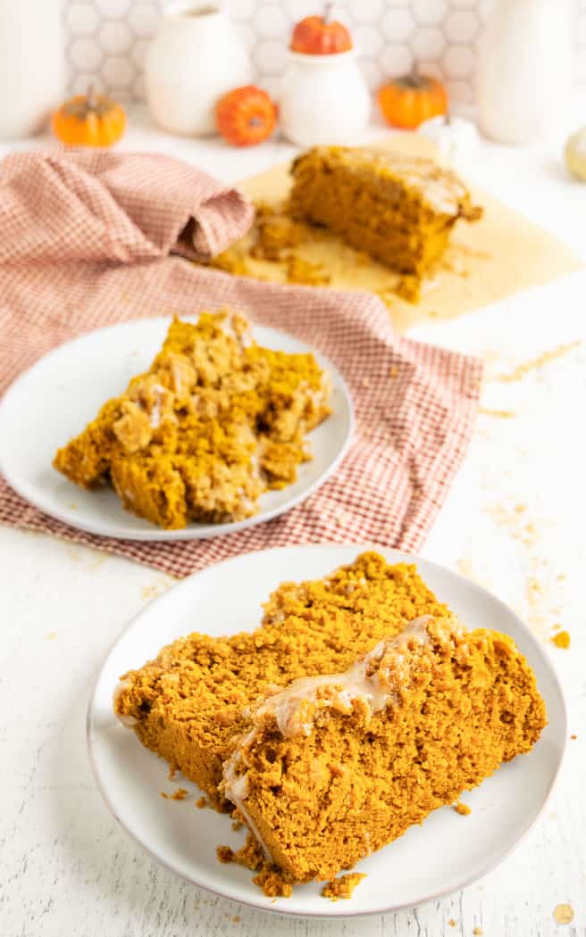 Moist Pumpkin Bread {Streusel Crumb Topping} - Leftovers Then Breakfast