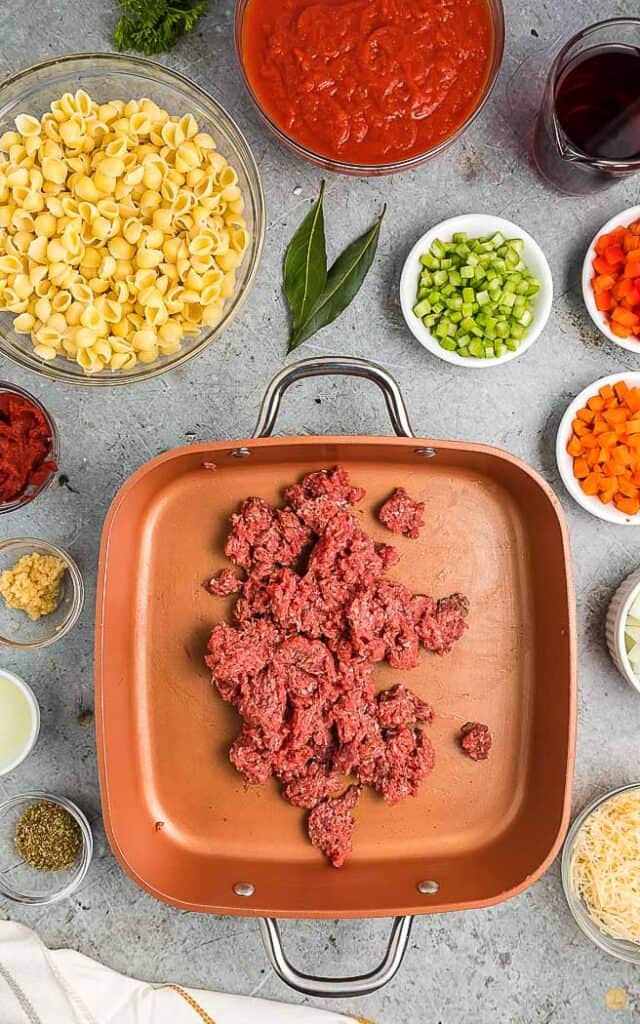 overhead picture of ingredients