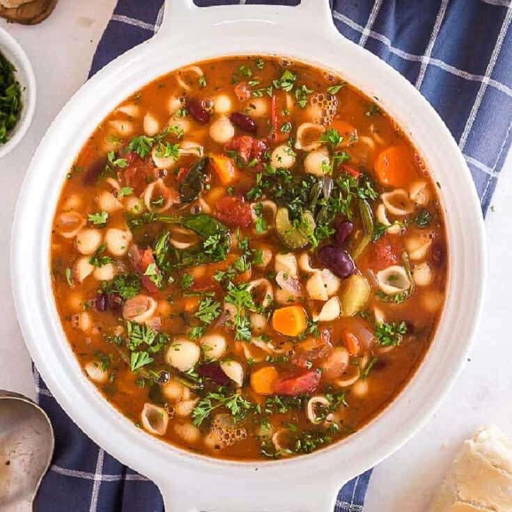 Italian Minestrone Soup 30 Minutes Leftovers Then Breakfast