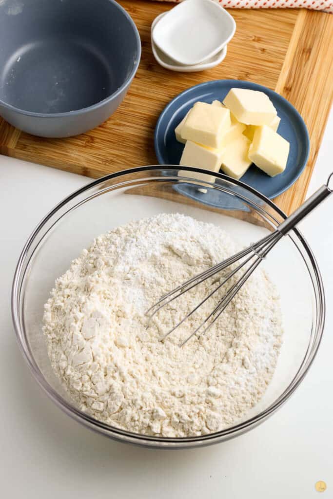 baking mix in a bowl