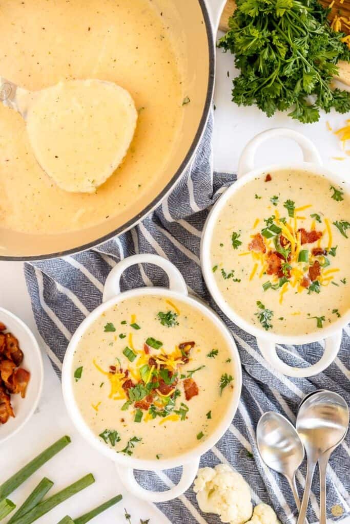 Cauliflower Cheese Soup (30 mins!) Leftovers Then Breakfast