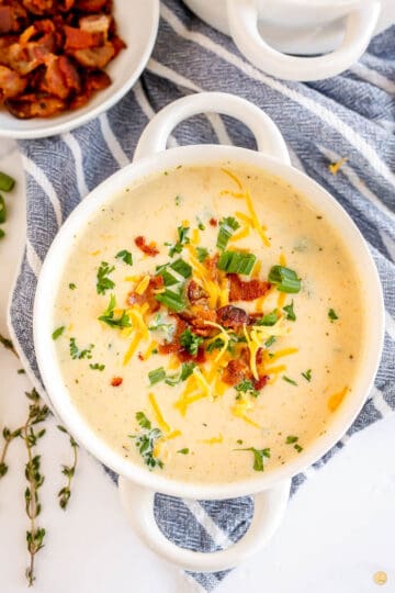 Cauliflower Cheese Soup (30 mins!) Leftovers Then Breakfast