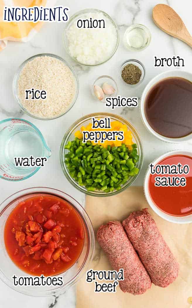 labeled picture of stuffed pepper soup ingredients