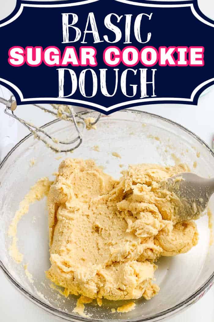 sugar cookie dough recipe