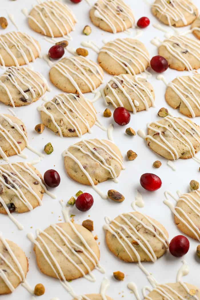 cookies on a baking sheet