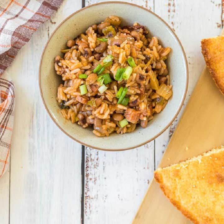 hoppin john with bread
