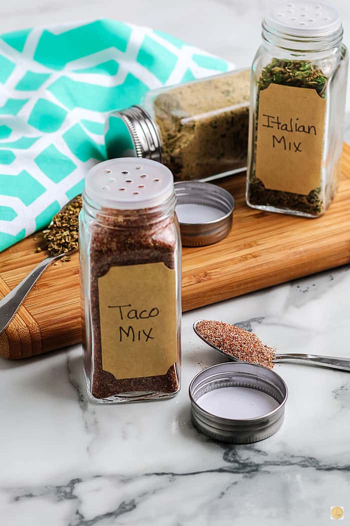 jar of taco seasoning