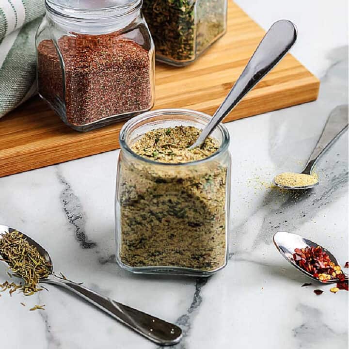 small jar of spices