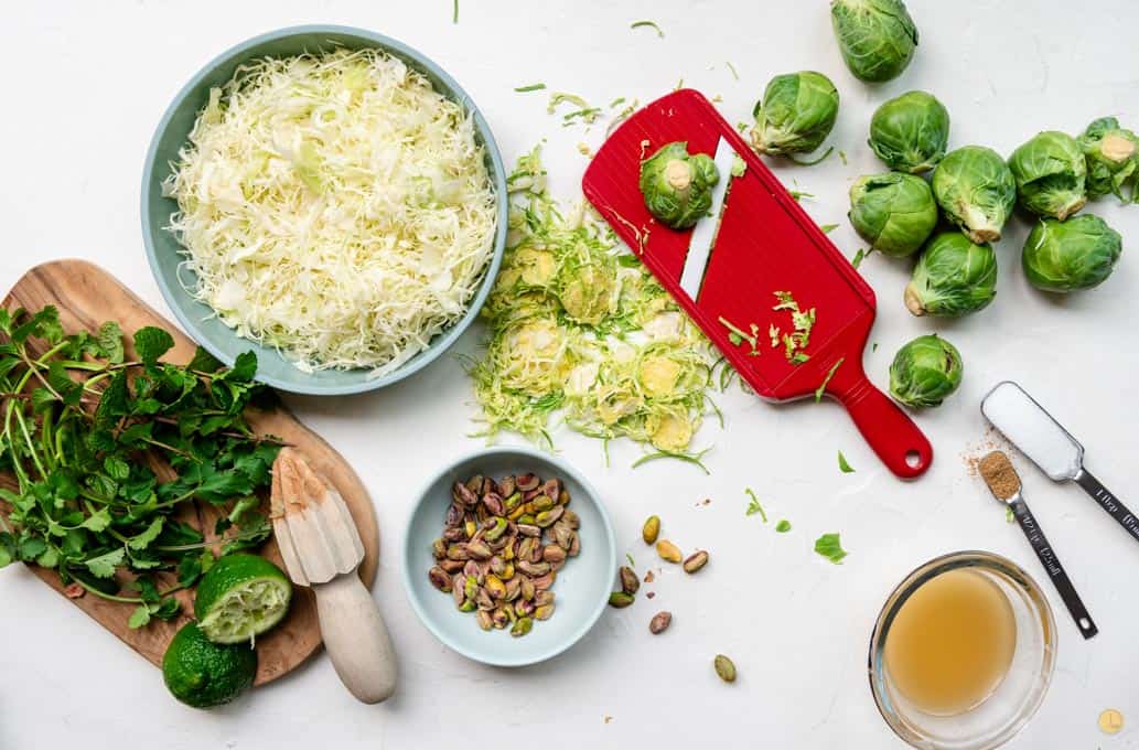 ingredients for slaw