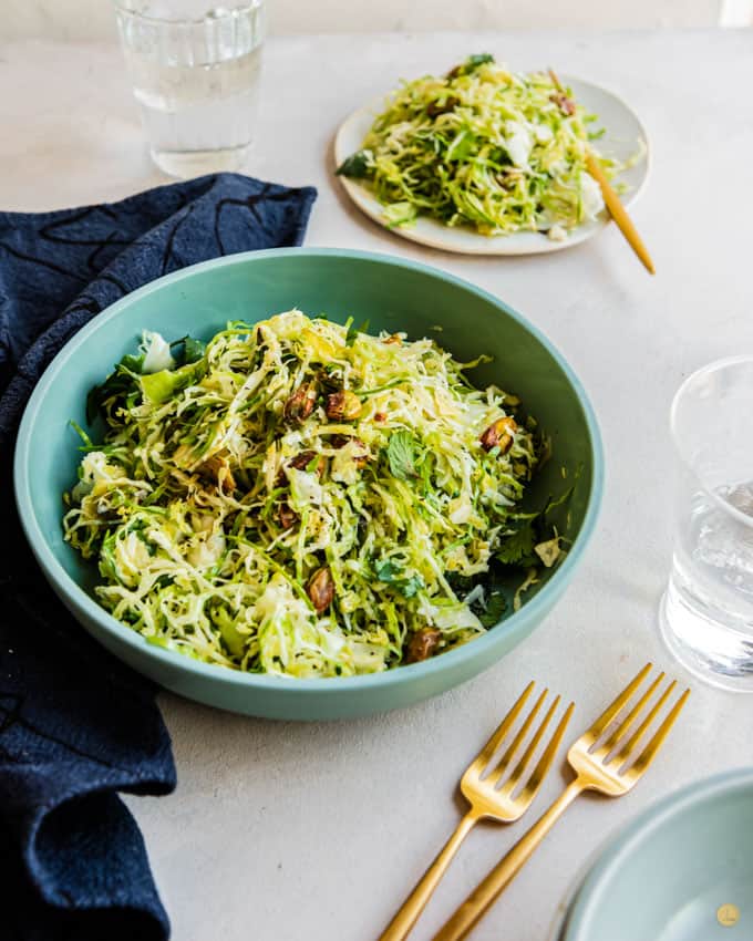 three bowls of slaw