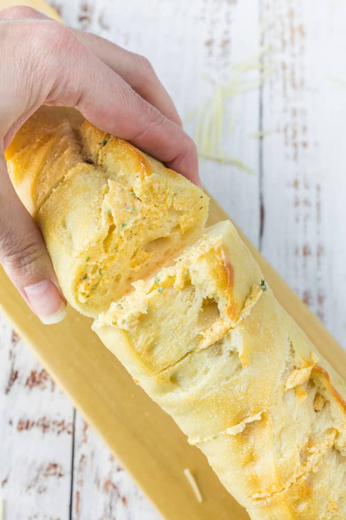 CHEESY CAJUN GARLIC BREAD Leftovers Then Breakfast
