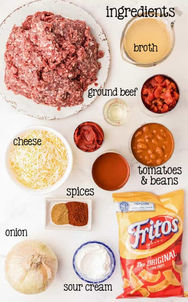 Frito Pie Casserole {Taco Bake with Fritos} Leftovers Then Breakfast