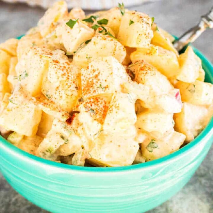 bowl of potato salad