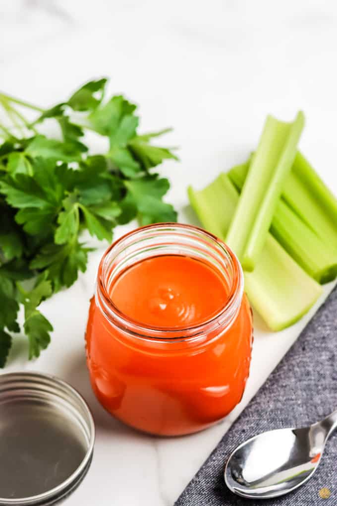 jar of buffalo sauce