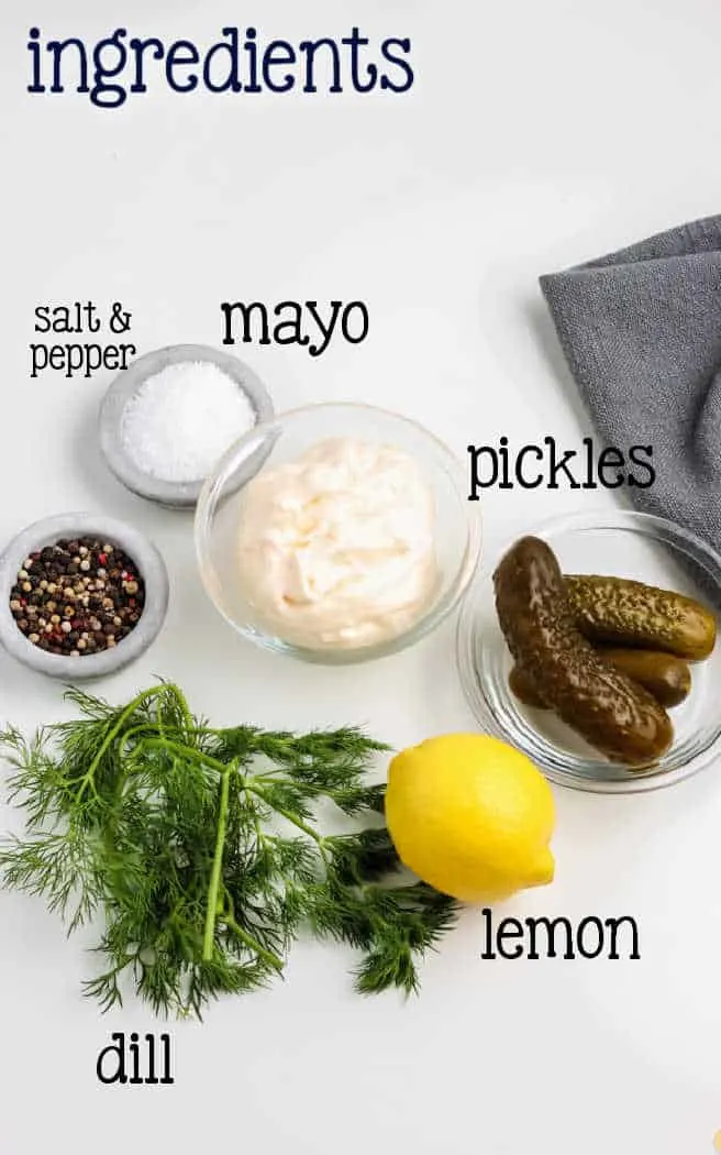 labeled picture of sauce ingredients