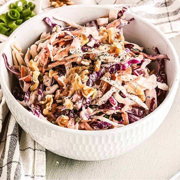 bowl of coleslaw