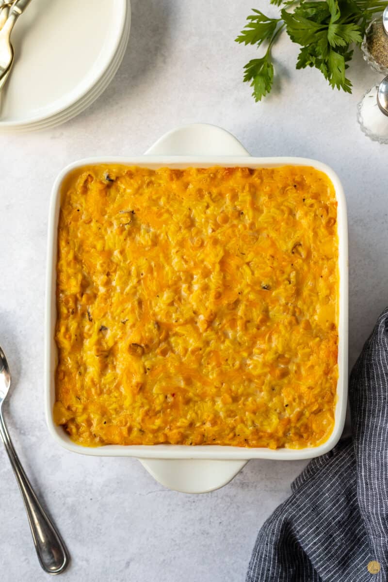 Cheesy Corn And Rice Casserole Leftovers Then Breakfast