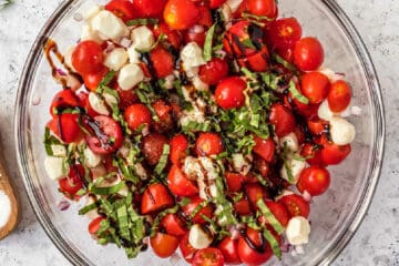 bowl of tomato salad