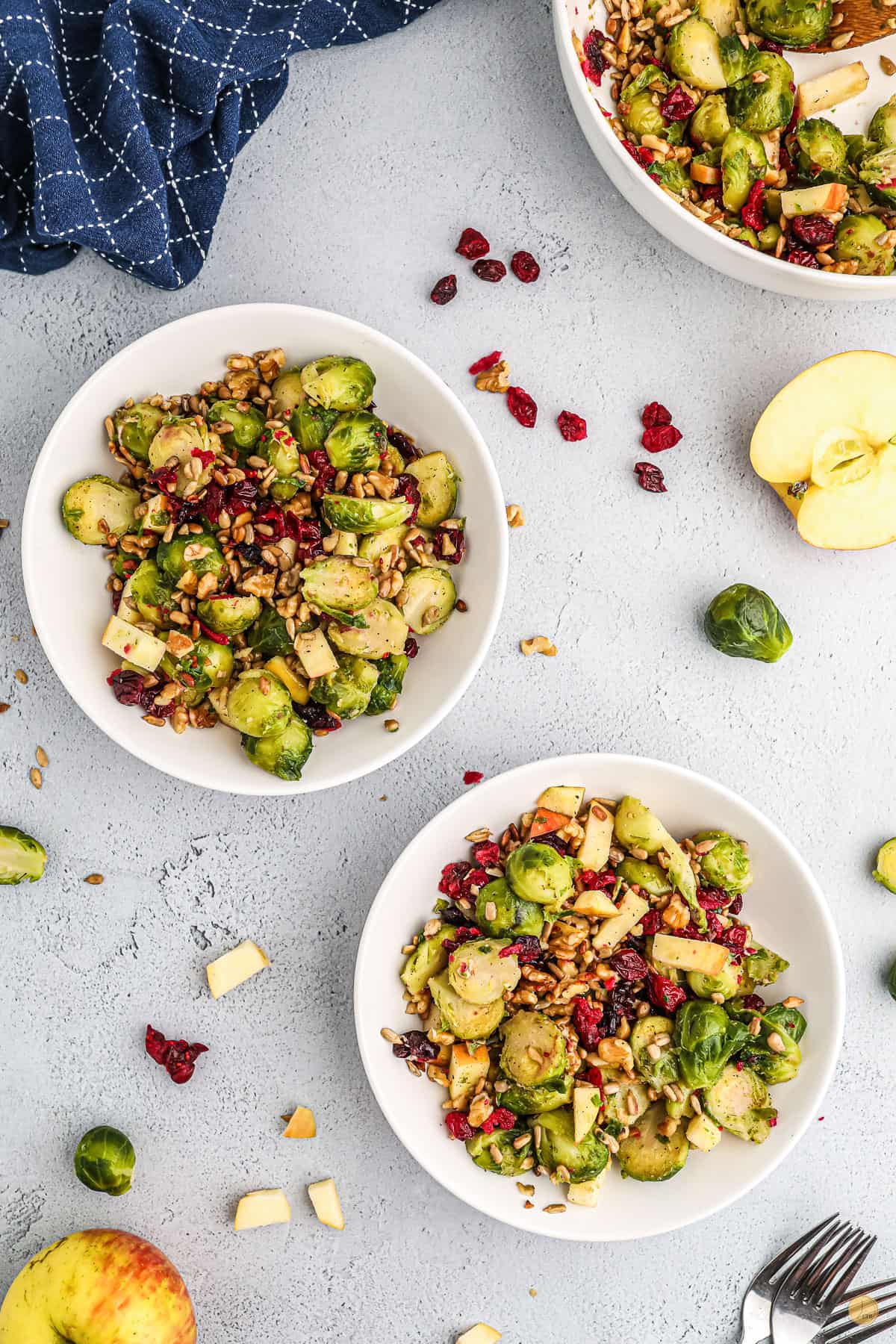 plates of salad