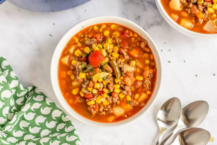 Hearty Cowboy Soup - Leftovers Then Breakfast