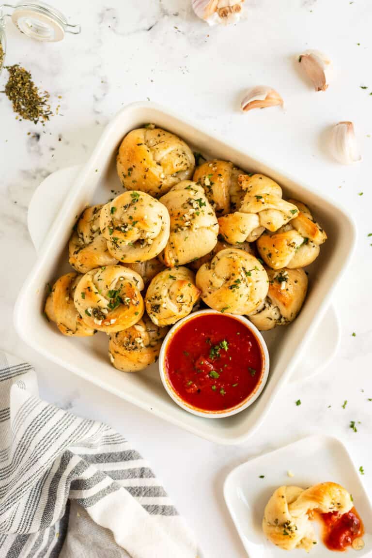Easy Garlic Knots (Pizza Dough) Leftovers Then Breakfast