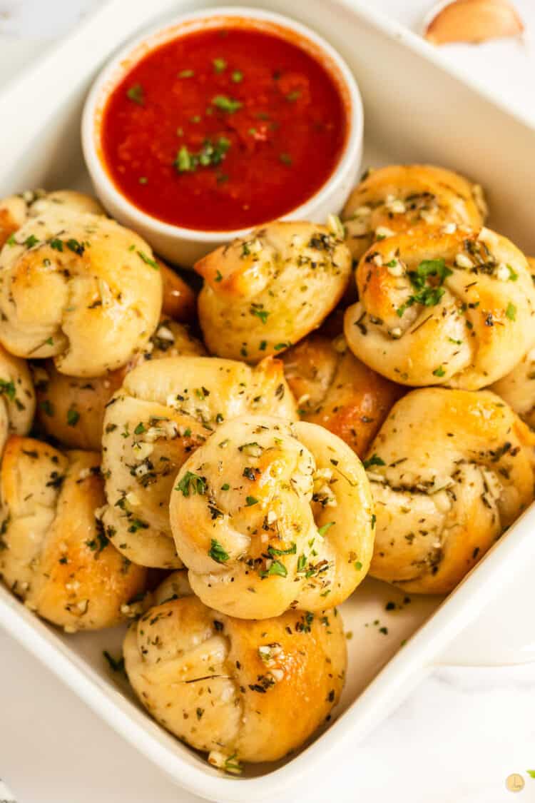 Easy Garlic Knots (Pizza Dough) Leftovers Then Breakfast