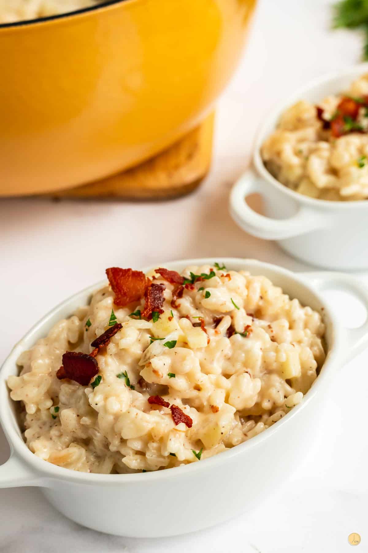 bowl of risotto