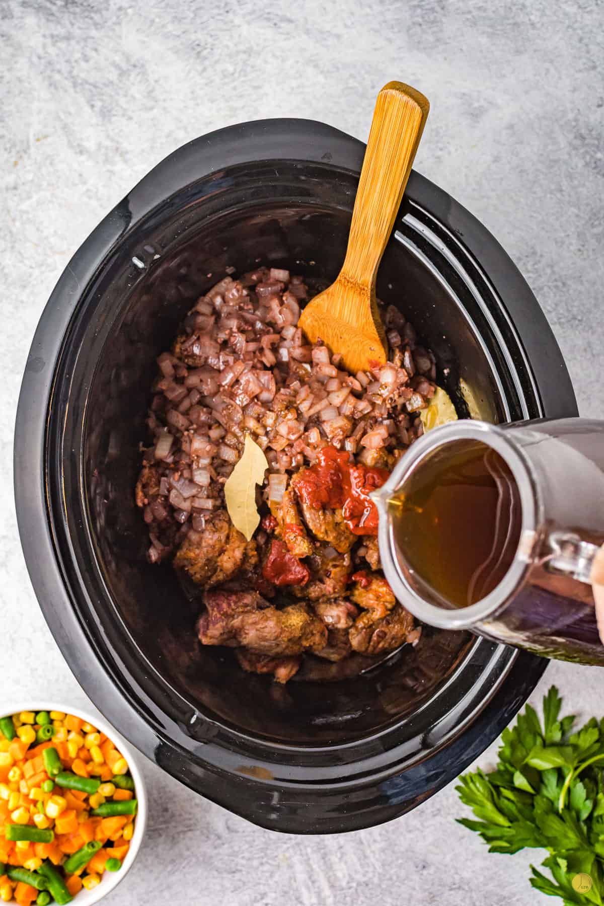 beef in a crock pot