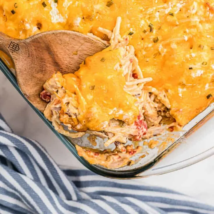 Chicken Spaghetti Casserole (Best Ever)