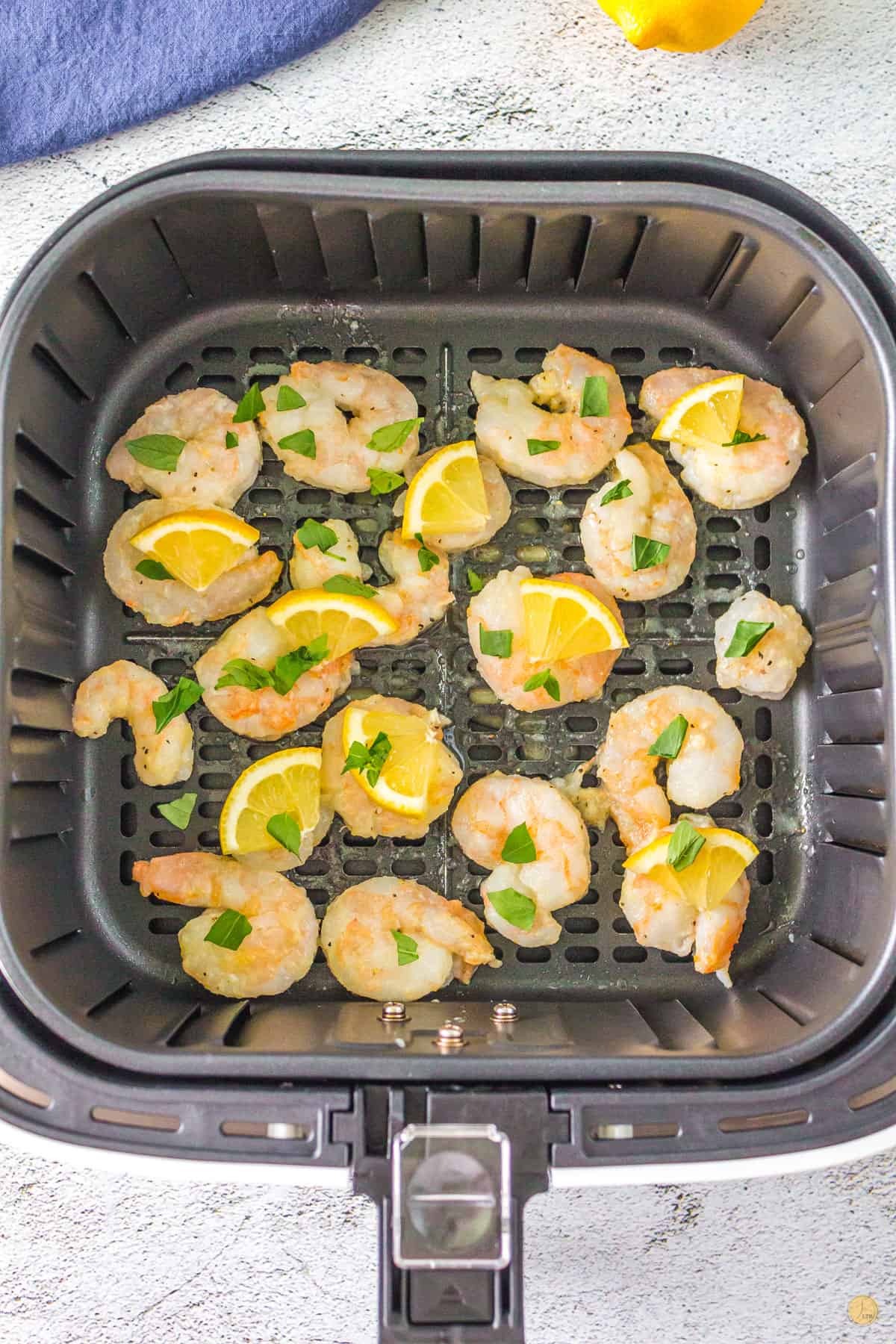 shrimp in an air fryer