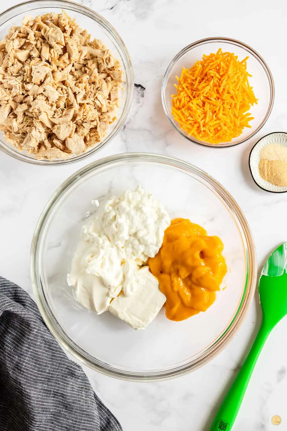 cream cheese in a bowl