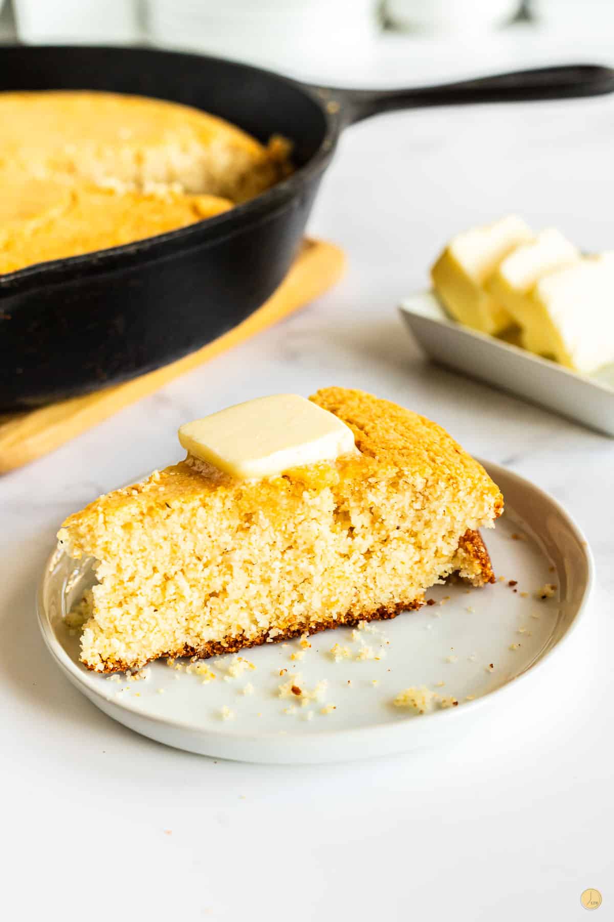 wedge of cornbread