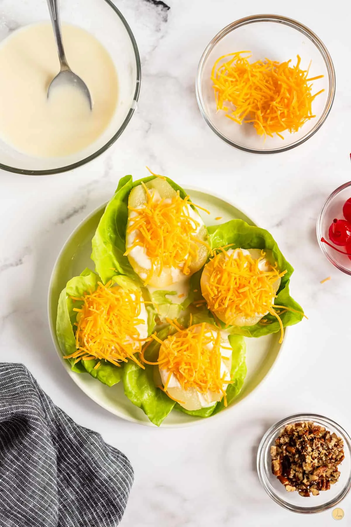 pears on a plate