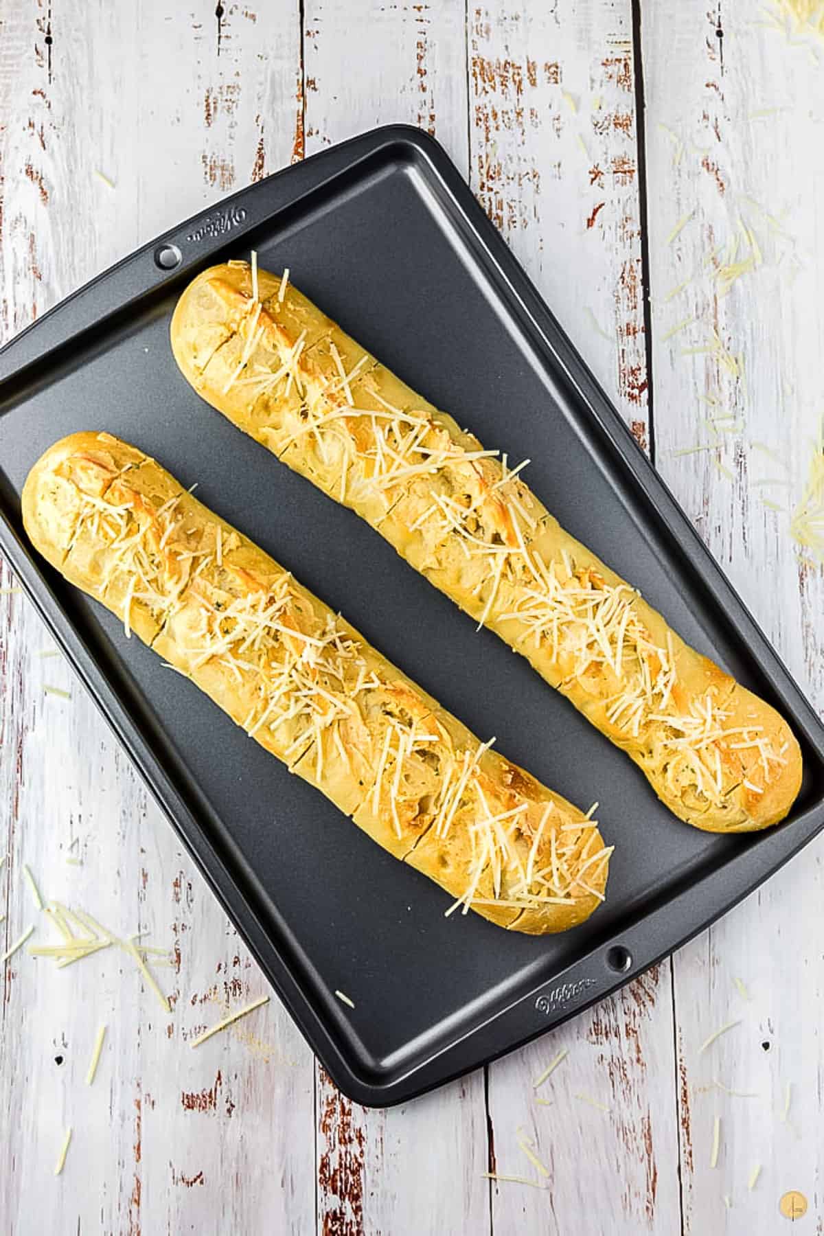 bread on a baking pan
