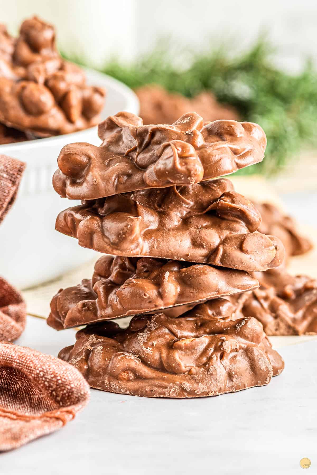 stack of crockpot candy