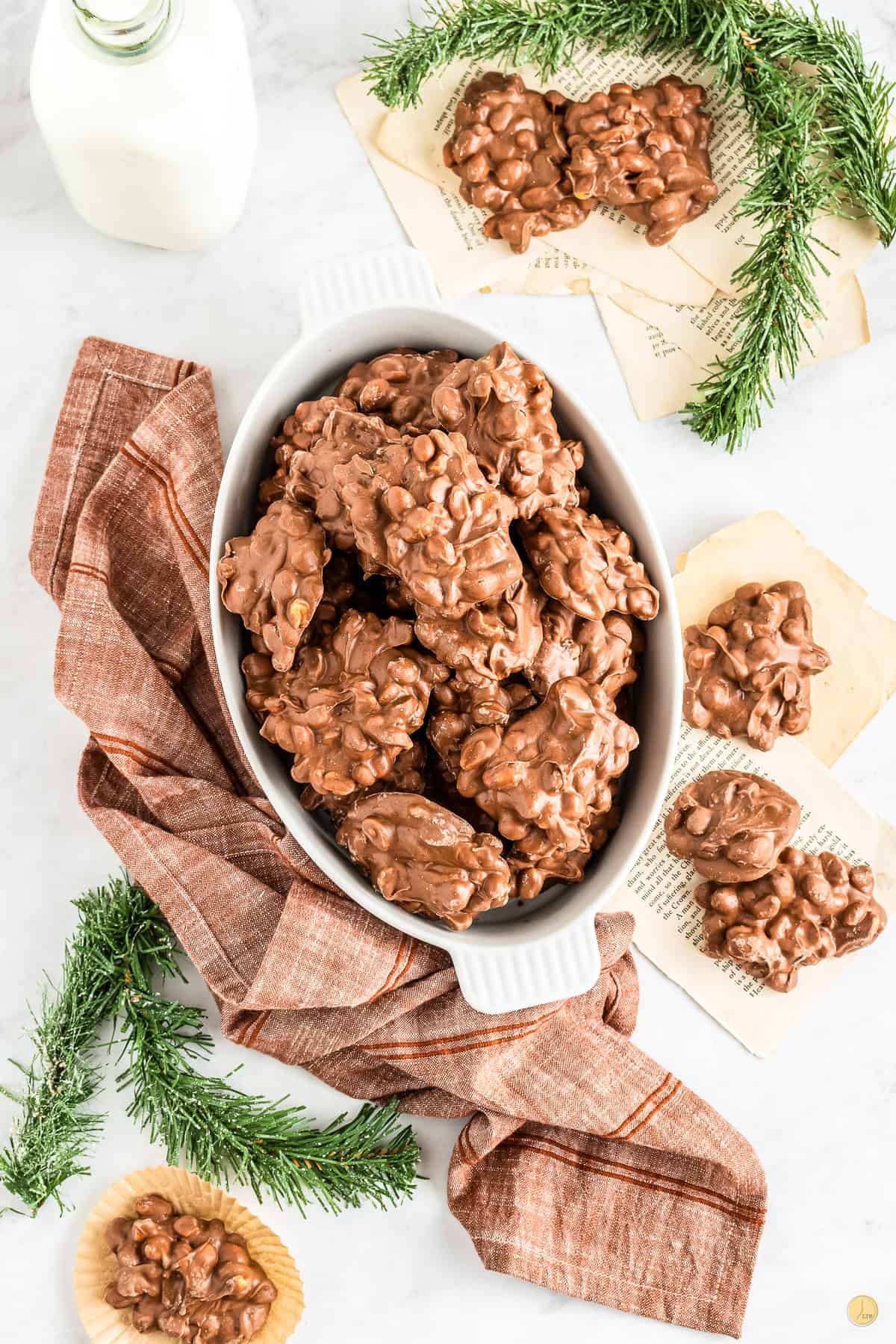 bowl of crockpot candy