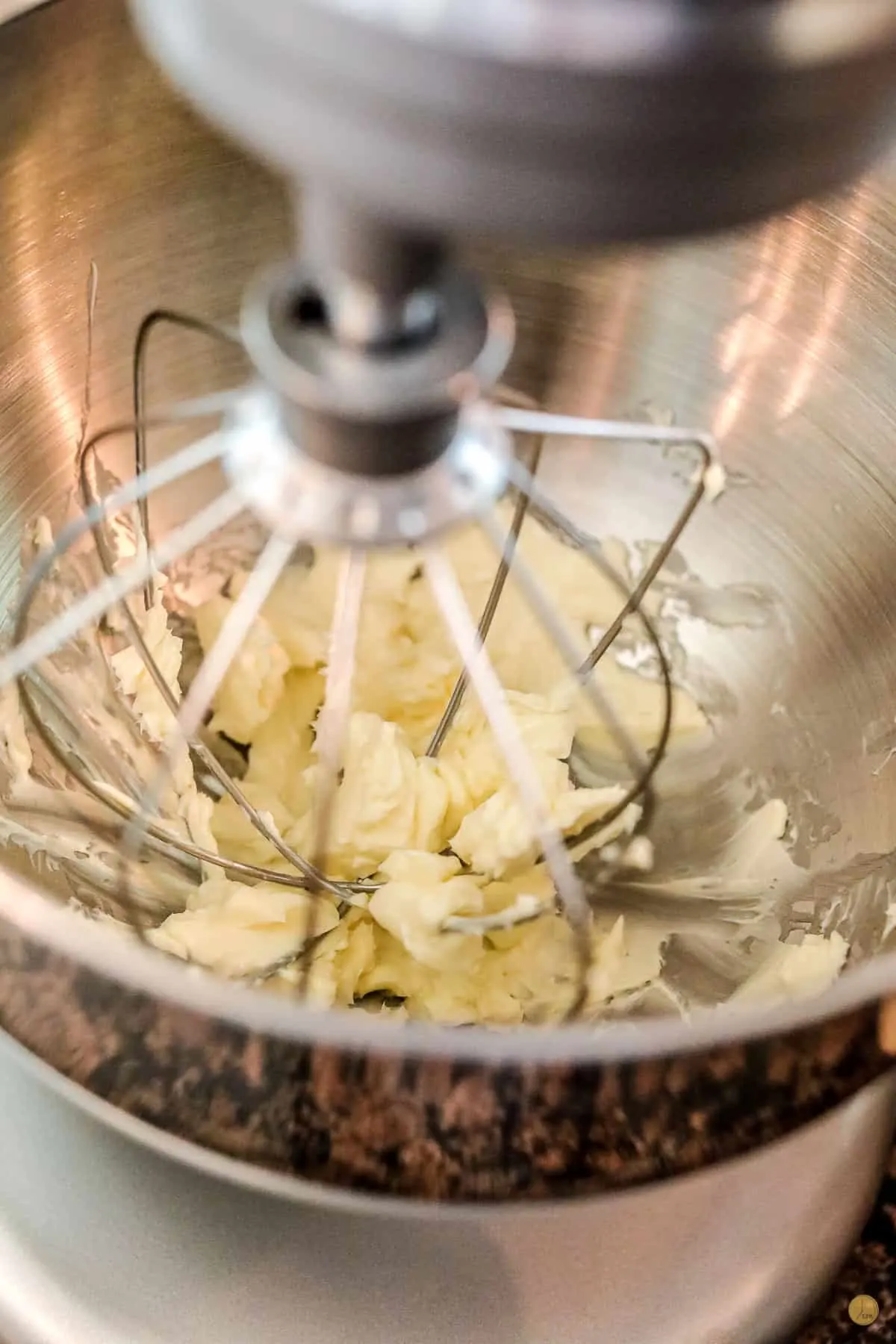 butter in a mixer