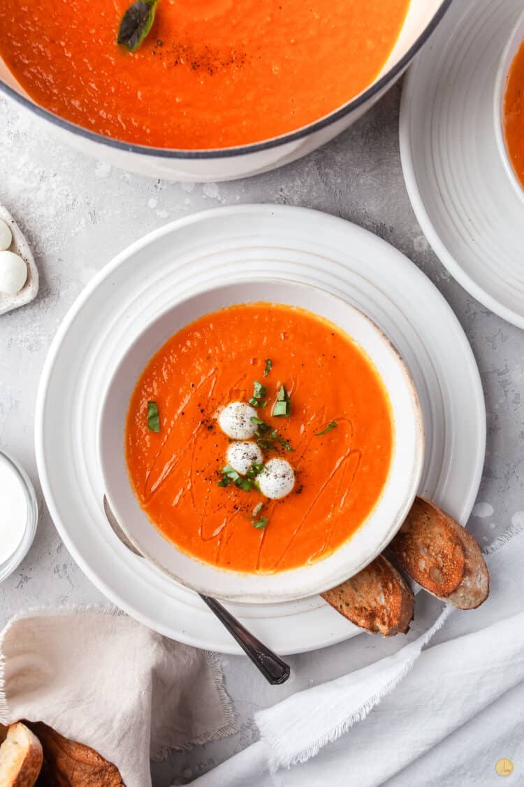 Tomato Basil Soup Leftovers Then Breakfast