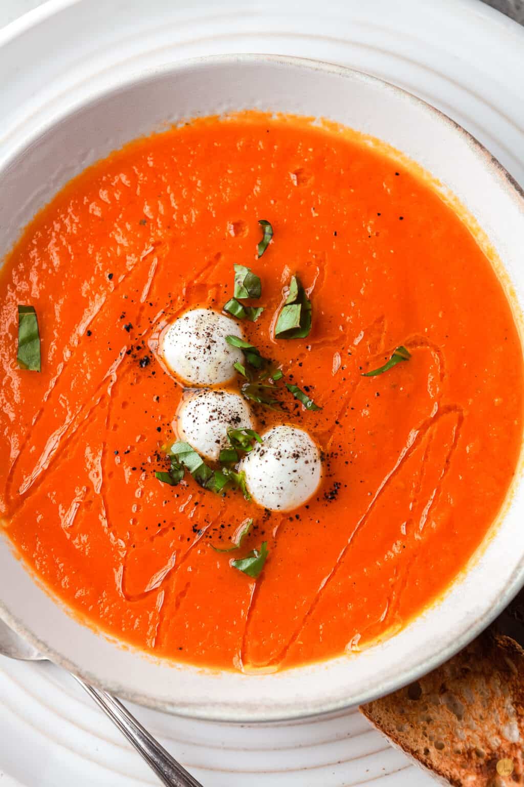 Tomato Basil Soup Leftovers Then Breakfast