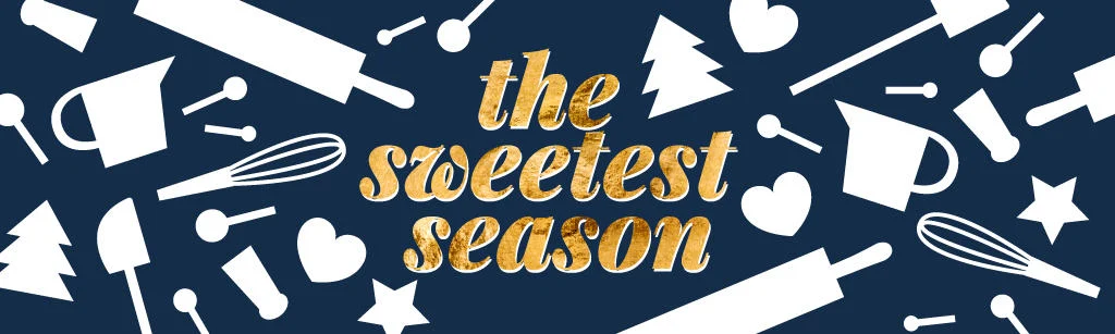 a banner with the sweetest season text