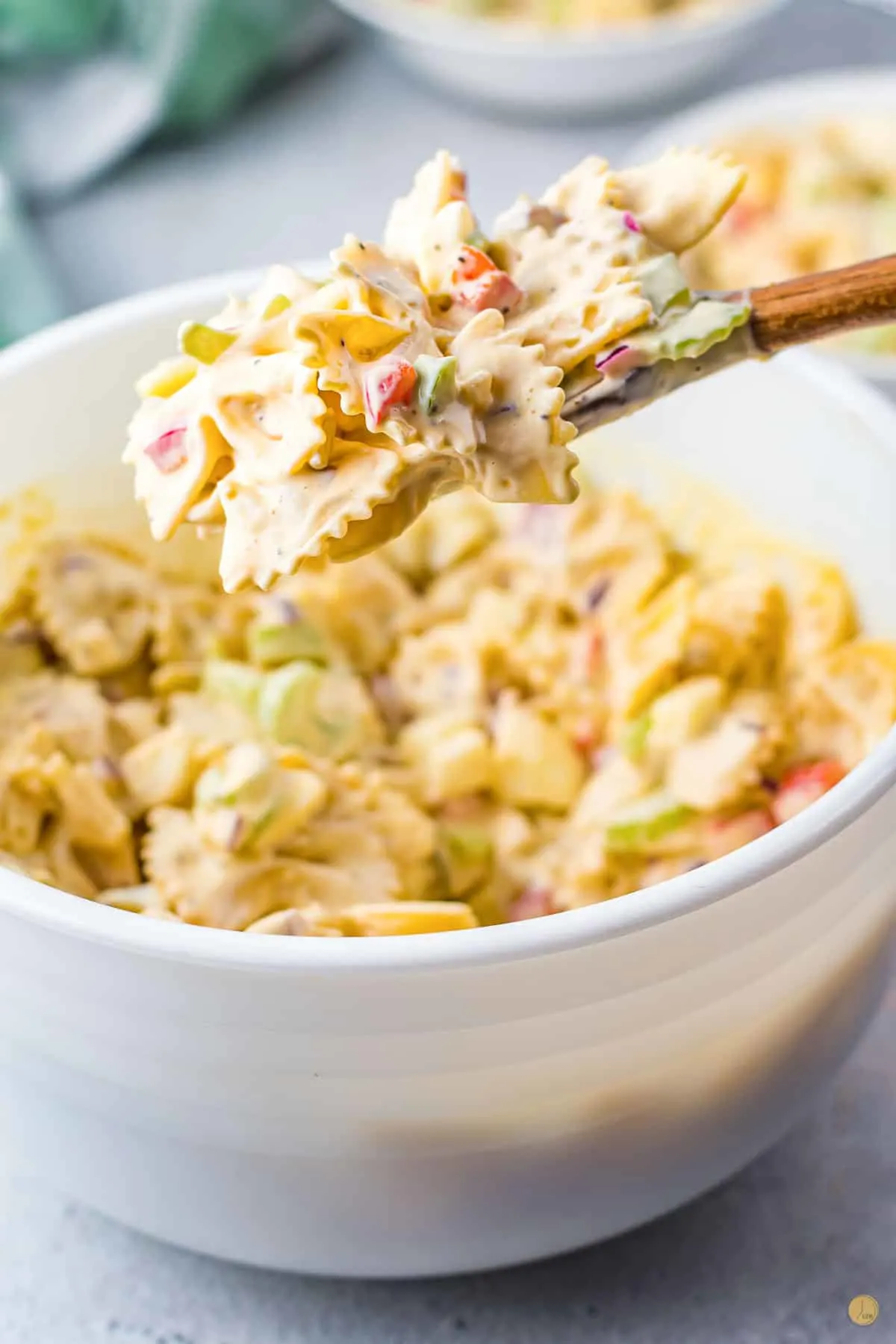scoop of pasta