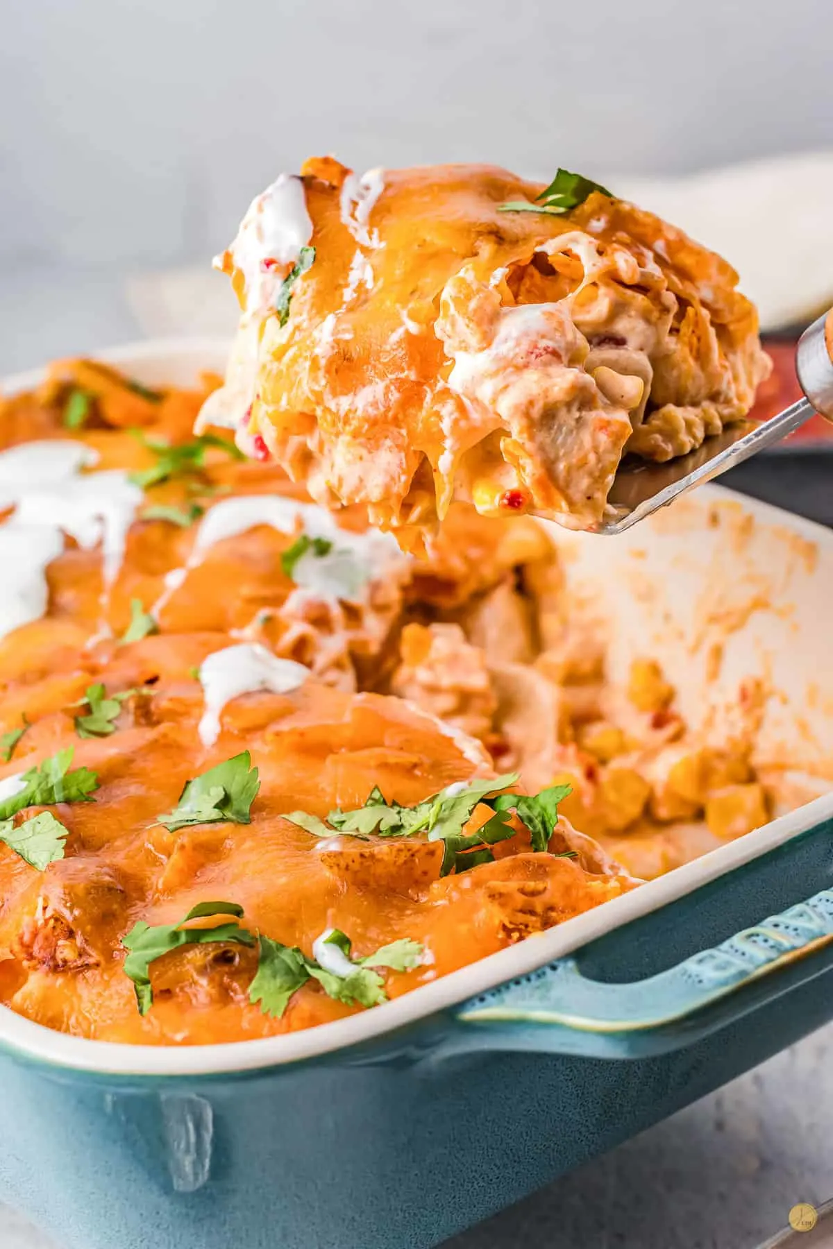 scoop of doritos chicken casserole