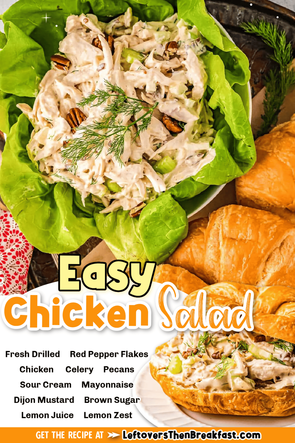 Easy Chicken Salad Recipe - Leftovers Then Breakfast
