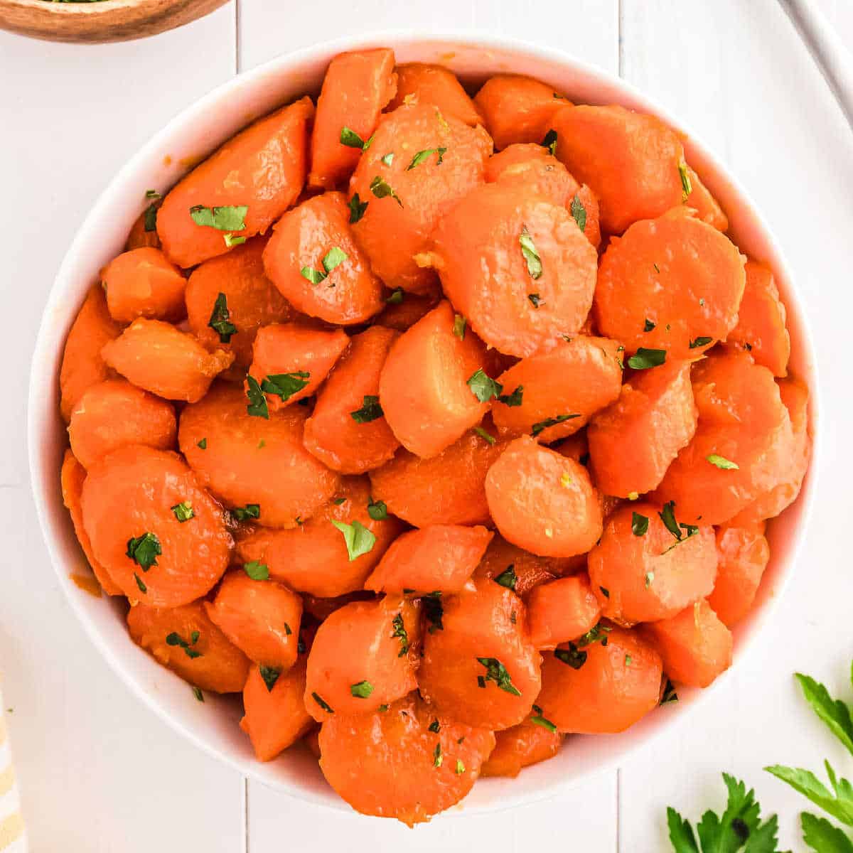 bowl of carrots
